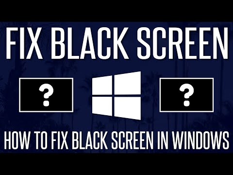 How to FIX Black or Blank Screen in Windows 10 | 2021