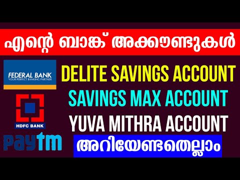 My Bank Accounts | Federal Bank Delite Savings Account...