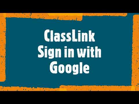 ClassLink: Sign in with Google