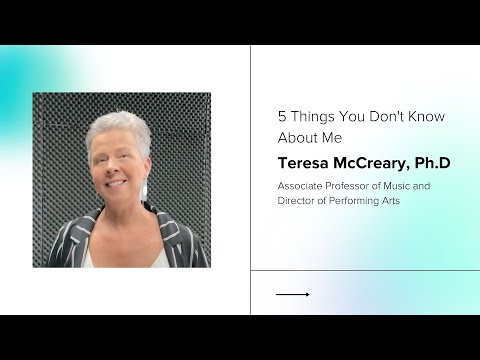 5 Things You Don't Know About Me with Professor Teresa...