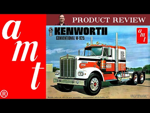 Watch This! Kenworth W925 Semi Tractor Model Kit 25th...