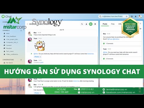 Hướng dẫn sử dụng Synology Chat | Mstar Corp