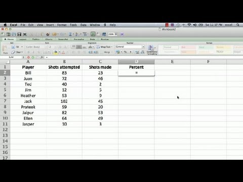 How to Display a % Sign in an Excel Formula : Using...
