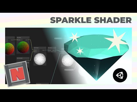 My Sparkling Glittering Material in Unity Shader...