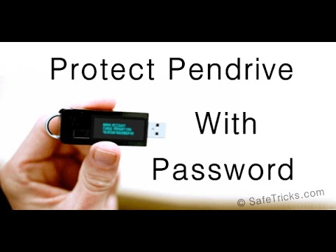 how to set password in pendrive without any software