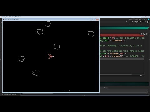 Making an Asteroids Type Game in Game Maker Studio 2...