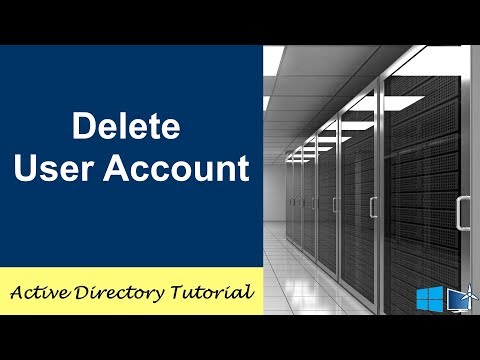How To Delete An User Account In Active Directory 2016