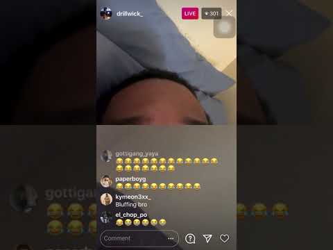 051 Drilla goes Live with fans "you give me GD vibes...