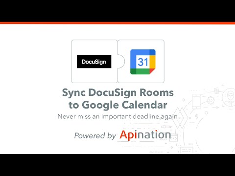 Sync DocuSign Rooms to Google Calendar for Free and...