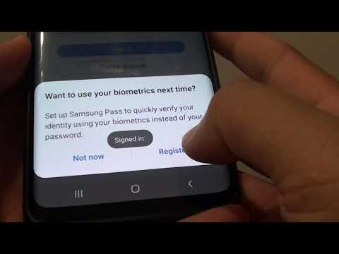 Samsung Galaxy S9: How to Add a Samsung Account