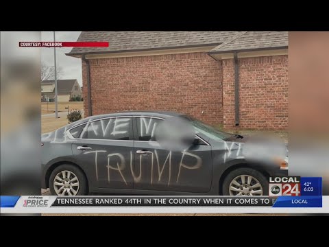 Southaven family finds racial slurs written on vehicles