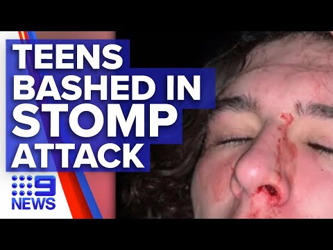 Teens bashed in Aus Day stomp attack I 9News Perth