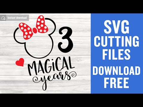 3Rd Birthday Disney Svg Free Cut Files for Cricut Free...