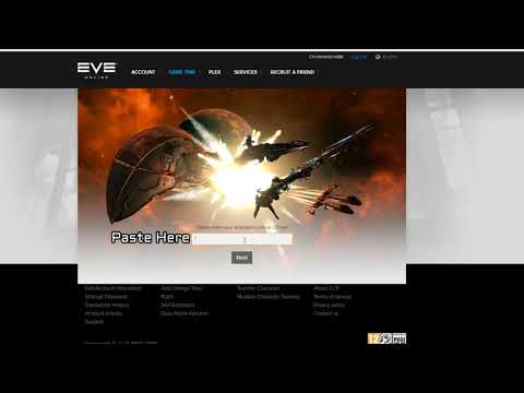 EVE Online - How to activate Plex code