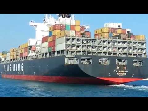 YM MOBILITY- 306m Container Ship in Limassol Cyprus