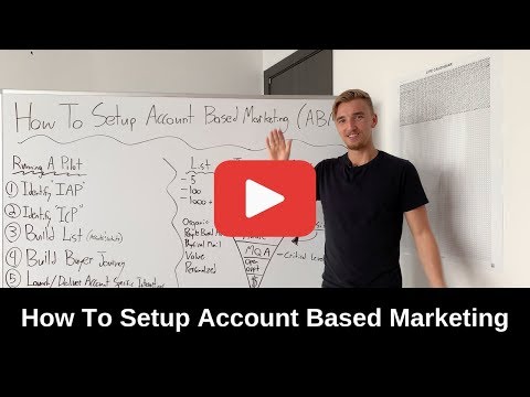 How To Setup Account Based Marketing ( ABM )