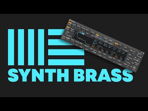 How to make a synth brass patch with Ableton Analog