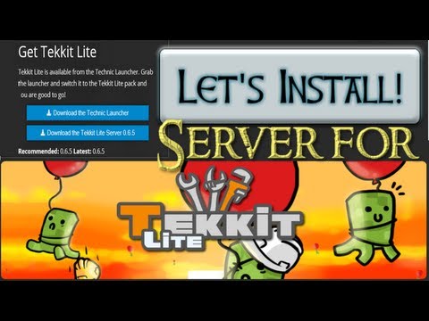 Let's Install: Tekkit Lite Server From Scratch /...