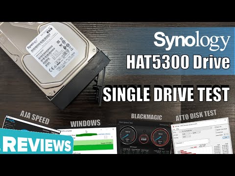 Synology NAS HAT5300 HDD Performance - Single Drive...