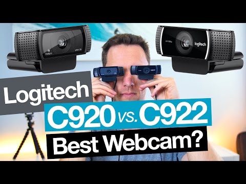 Best Webcam: Logitech C922 vs C920