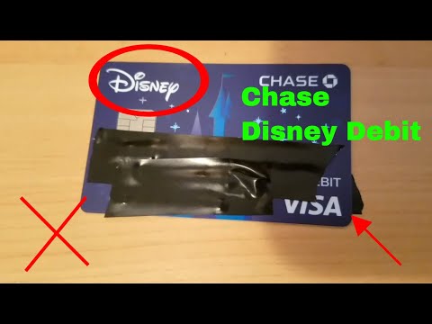 ✅ Chase Checking Disney Debit Visa Card Review 🔴
