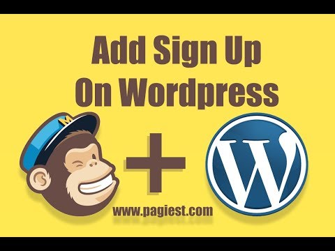 How to Embed Mailchimp Sign Up Form On Wordpress
