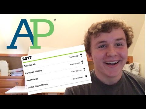 2017 AP TEST SCORE REACTION VIDEO!
