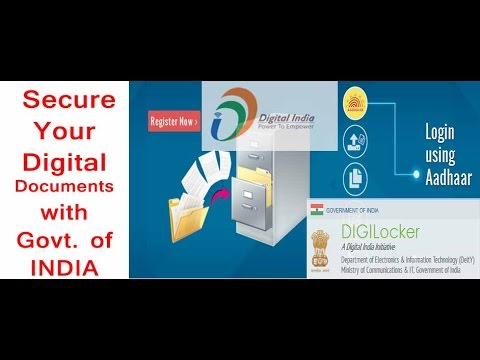 FREE Digital Locker Govt. of india (Information and...
