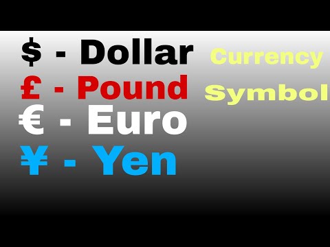 Currency Symbols in the World