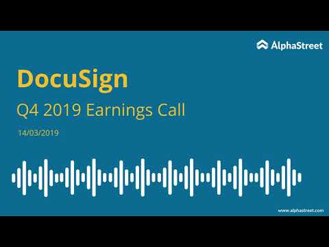 DOCU Earnings | DocuSign Q4 2019 Earnings Call