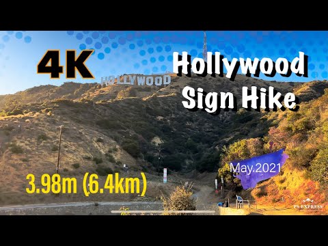 4K Hollywood Sign Hike to Top