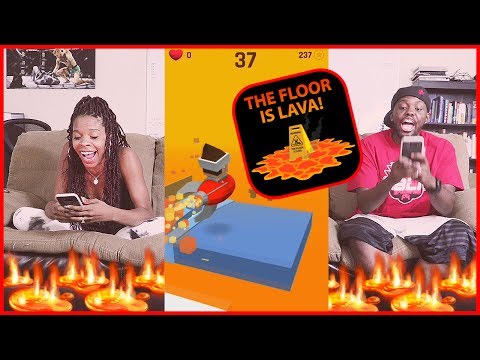 THE FLOOR IS LAVA CHALLENGE!! - The Floor Is Lava! |...