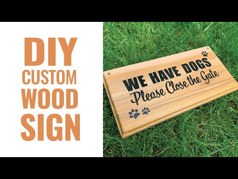 How to Make a Wood Sign Using a Router & Cricut...