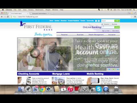 First Federal Bank Online Banking Login | How to...