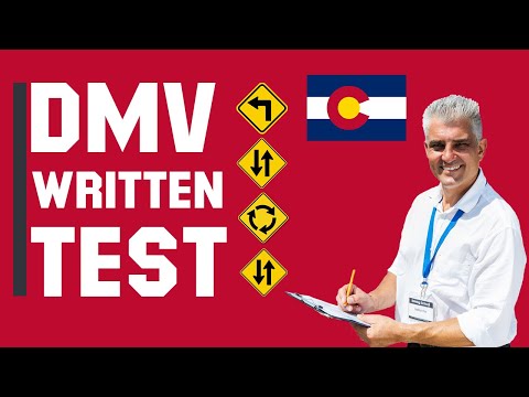 Colorado DMV Written Test 2021 (60 Questions with...