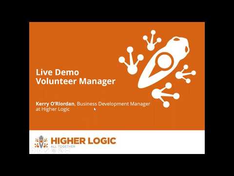 Higher Logic's Volunteer Manager