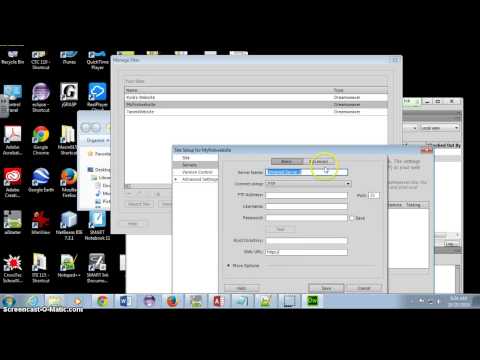 FTP to NVCC Server with DREAMWEAVER