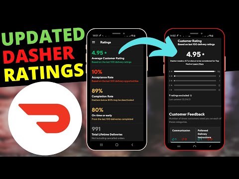 DoorDash UPDATES Dasher RATINGS Dashboard For DELIVERY...