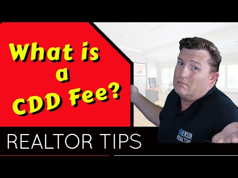 What is a CDD Fee?