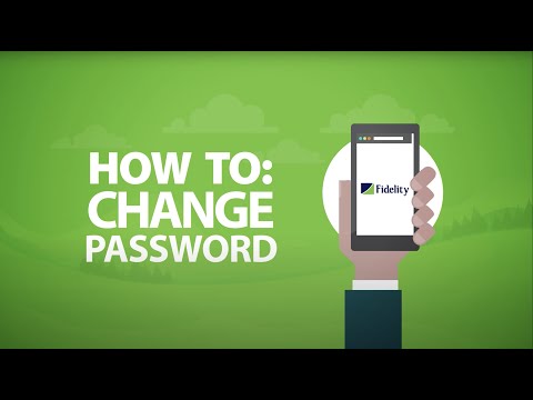Password Reset on Fidelity Online Banking