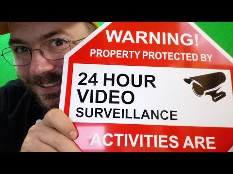 Video Surveillance Warning Sign From Aluminum 12X12...