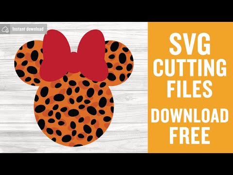 Disney Minnie Svg Free Cut Files for Cricut Silhouette...