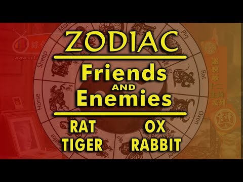 Zodiac Sign Friends and Enemies - Rat - Ox - Tiger -...