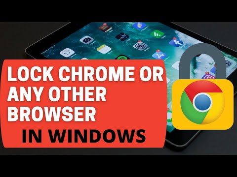 How to Lock Chrome on pc | Microsoft Edge | Lock any...