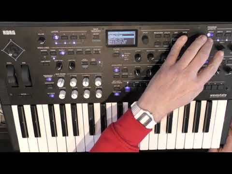 KORG WAVESTATE sounds and in-depth review by MARK...