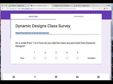 How to create a survey in google forms