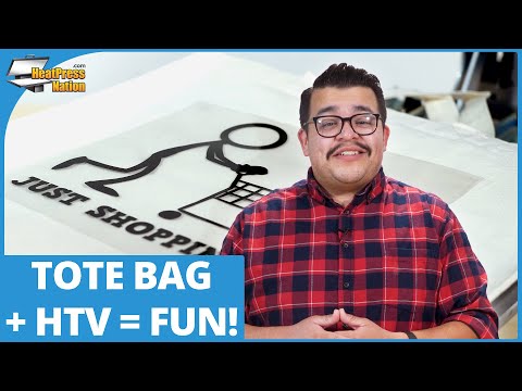 Personalized Tote Bag with HTV Tutorial
