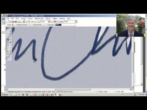 How to remove background from a scanned signature