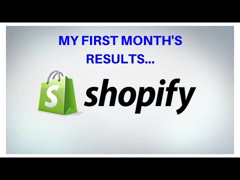 My results with Shopify in 1 month! THE REAL TRUTH!!!