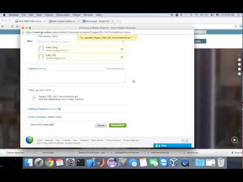 [Tutorial]How to upload Sharing Files into WebEx...